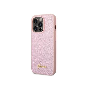 Cover iPhone 14 Pro TPU Glitter Script