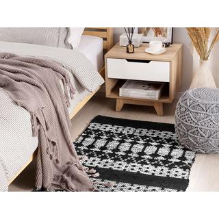 Beliani Tapis en Cuir Traditionnel SOKUN  