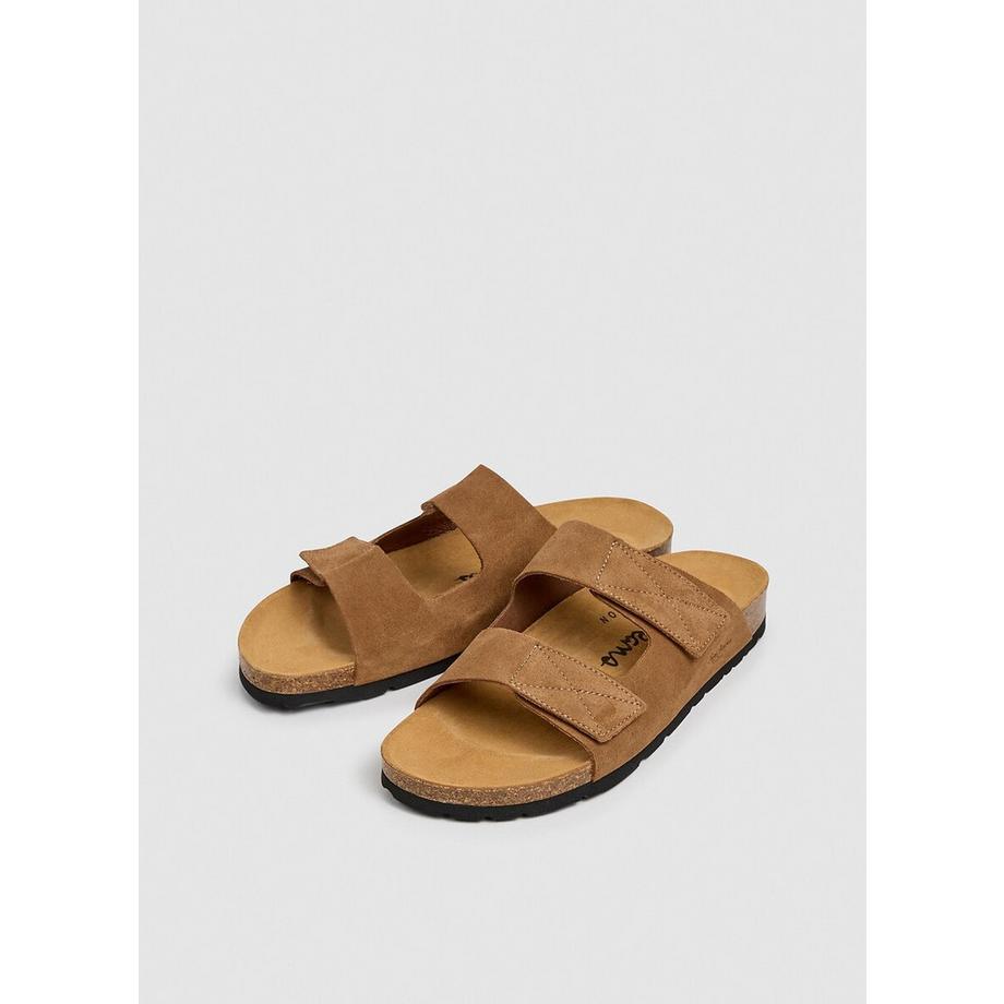 Pepe Jeans London Mules in Pelle Nubuck  