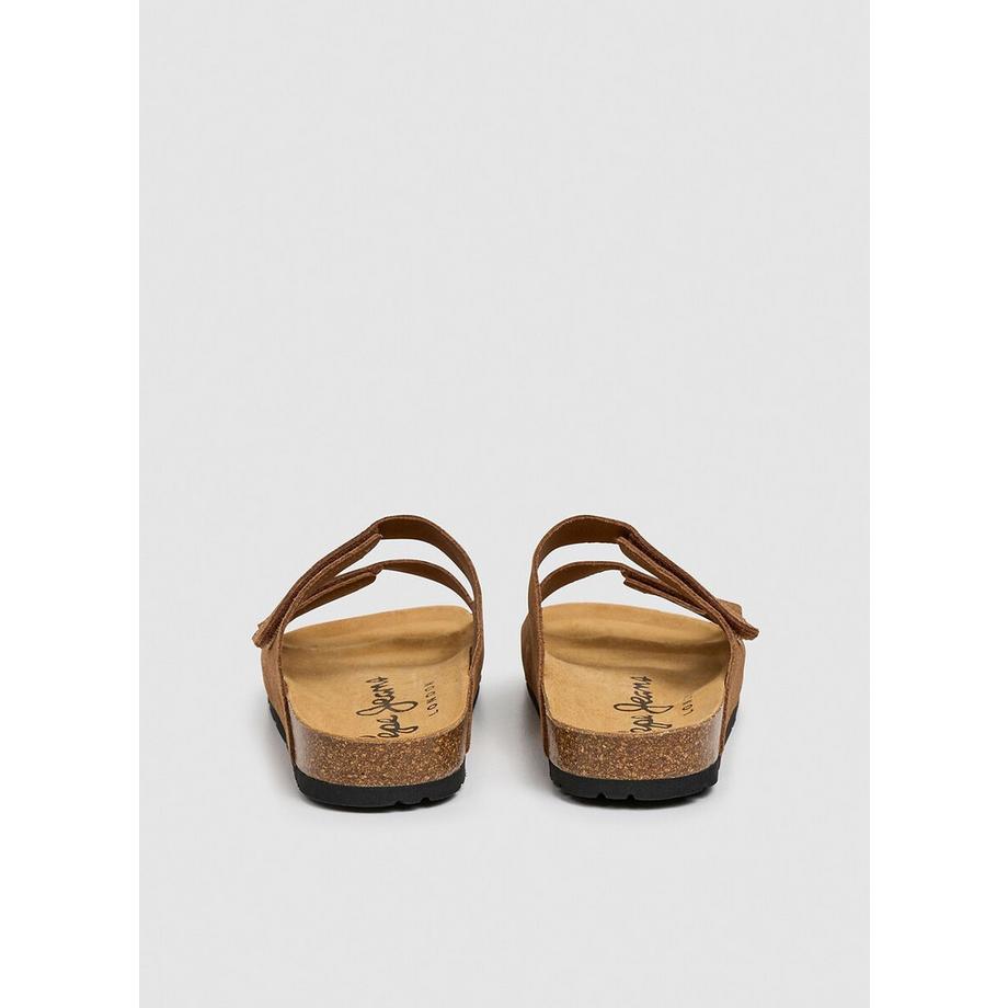Pepe Jeans London Mules in Pelle Nubuck  