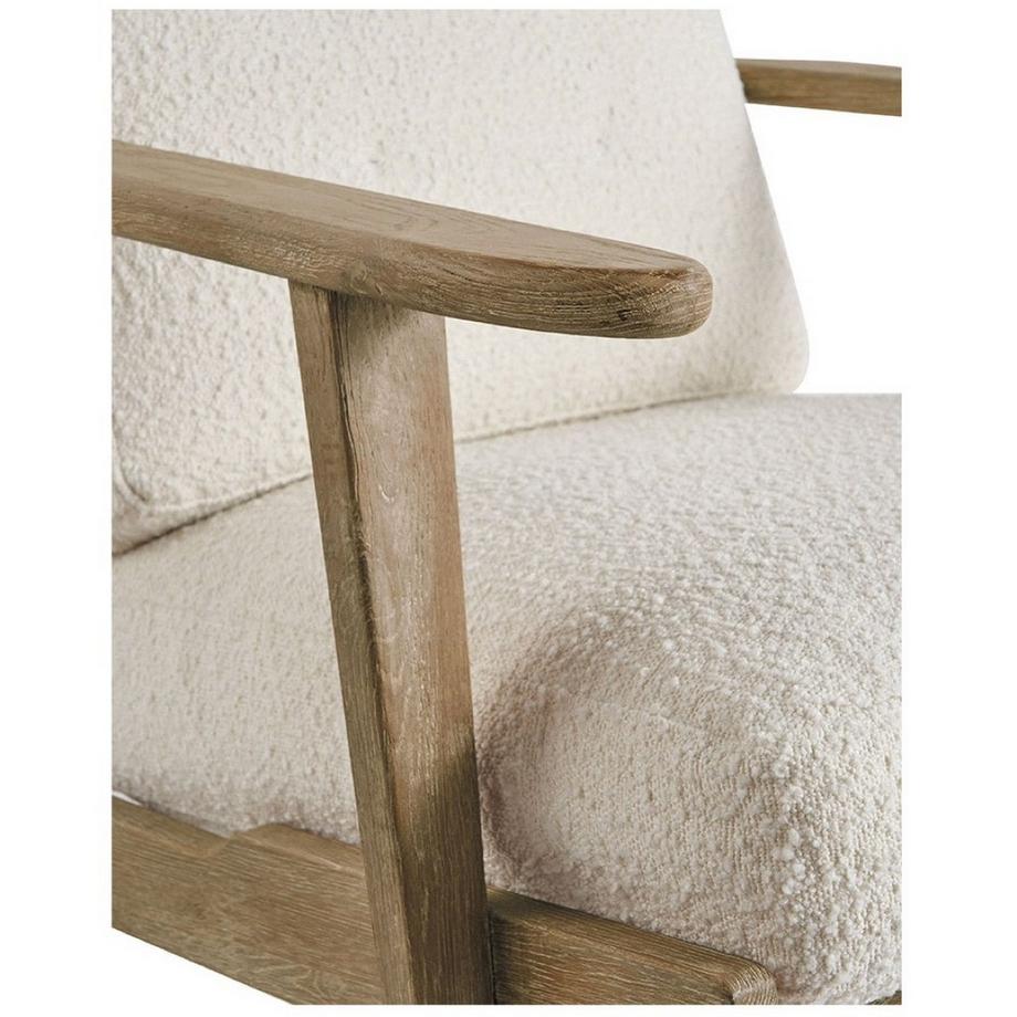 Blanc d'Ivoire Sessel Jules abziehbar Bouclé creme  