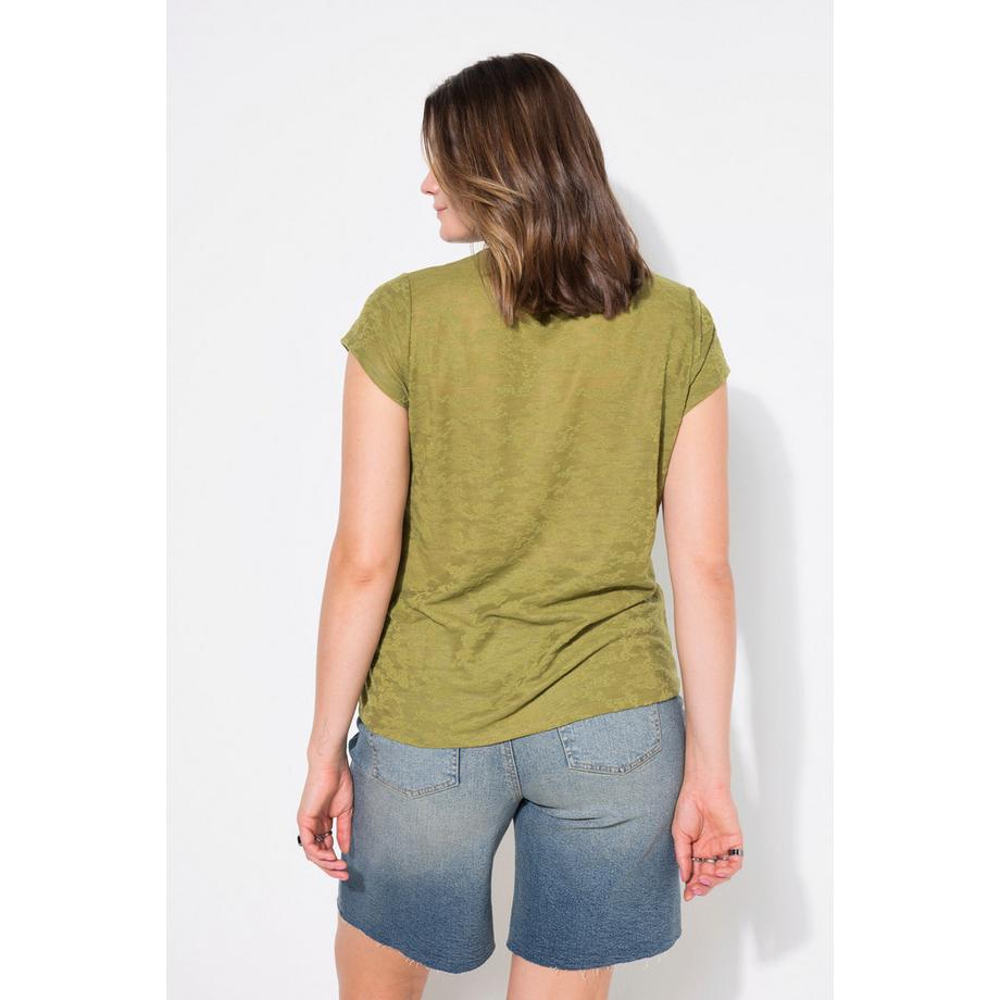 Studio Untold T-shirt Classic Shape Jersey Jacquard Fantasia  