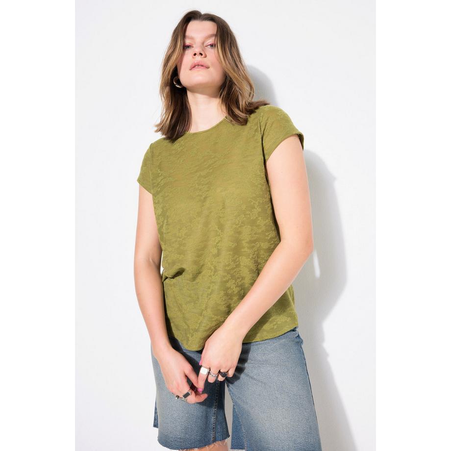 Studio Untold T-shirt Classic Shape Jersey Jacquard Fantasia  