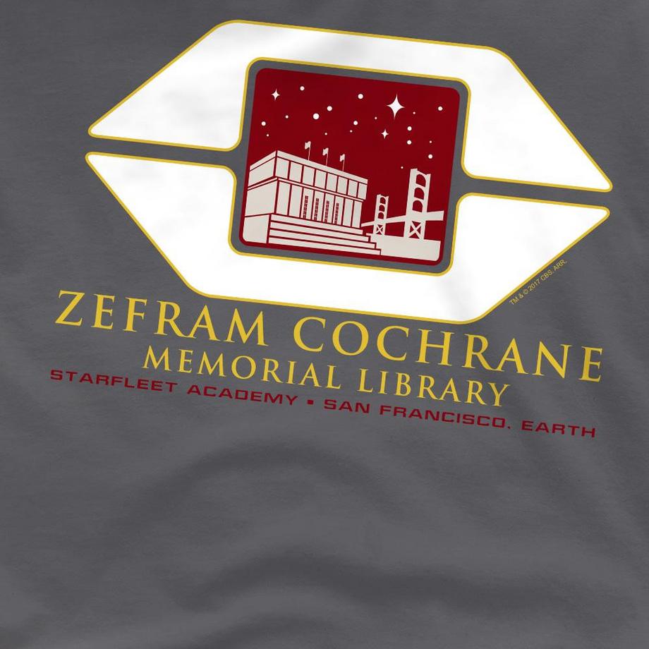Star Trek T-Shirt Stampata Cochrane Library  