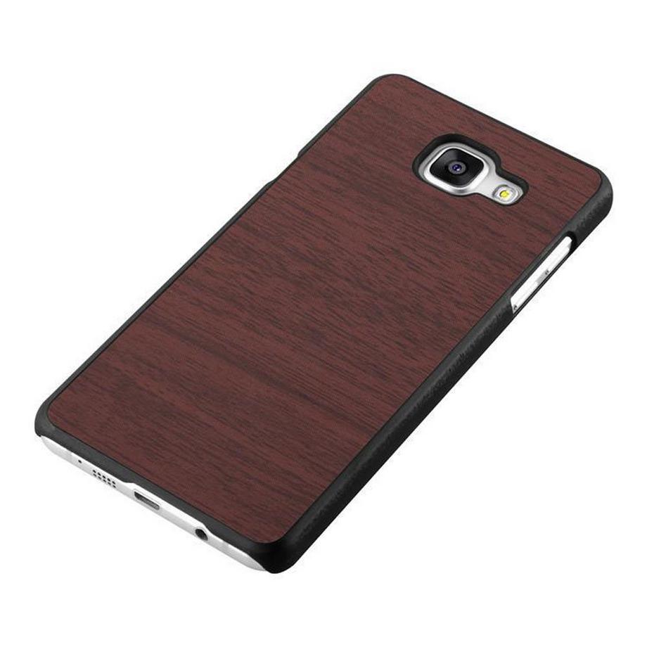Cadorabo  Hülle für Samsung Galaxy A5 2016 TPU Silikon Holz 