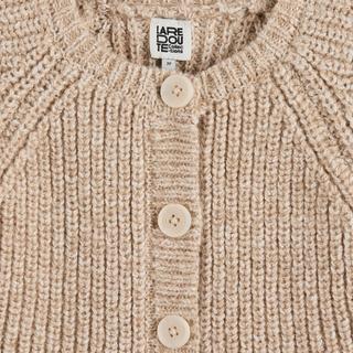 La Redoute Collections  Strickjacke mit Rundhalsausschnitt 