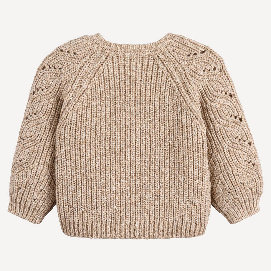 La Redoute Collections  Strickjacke mit Rundhalsausschnitt 