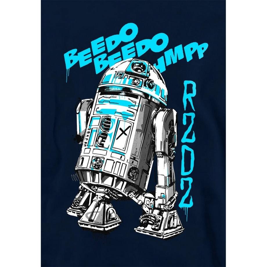 STAR WARS  Graff Felpa Con Cappuccio R2d2 