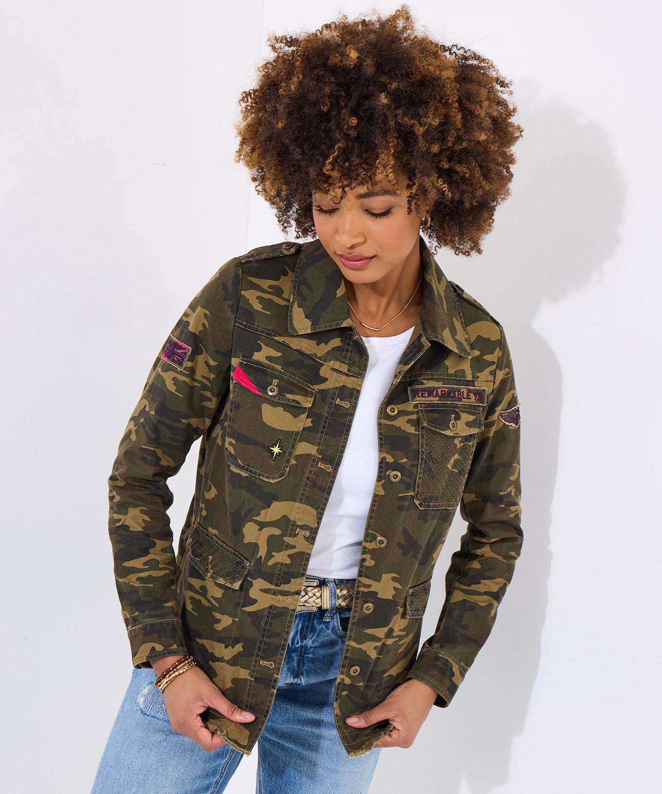 Joe Browns Bestickte Camo Jacke  