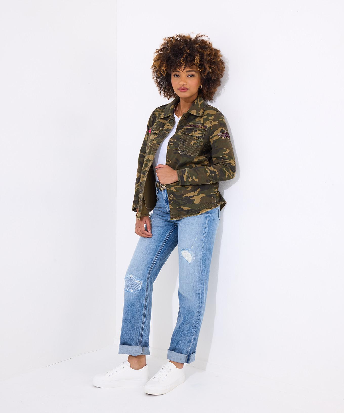 Joe Browns Bestickte Camo Jacke  