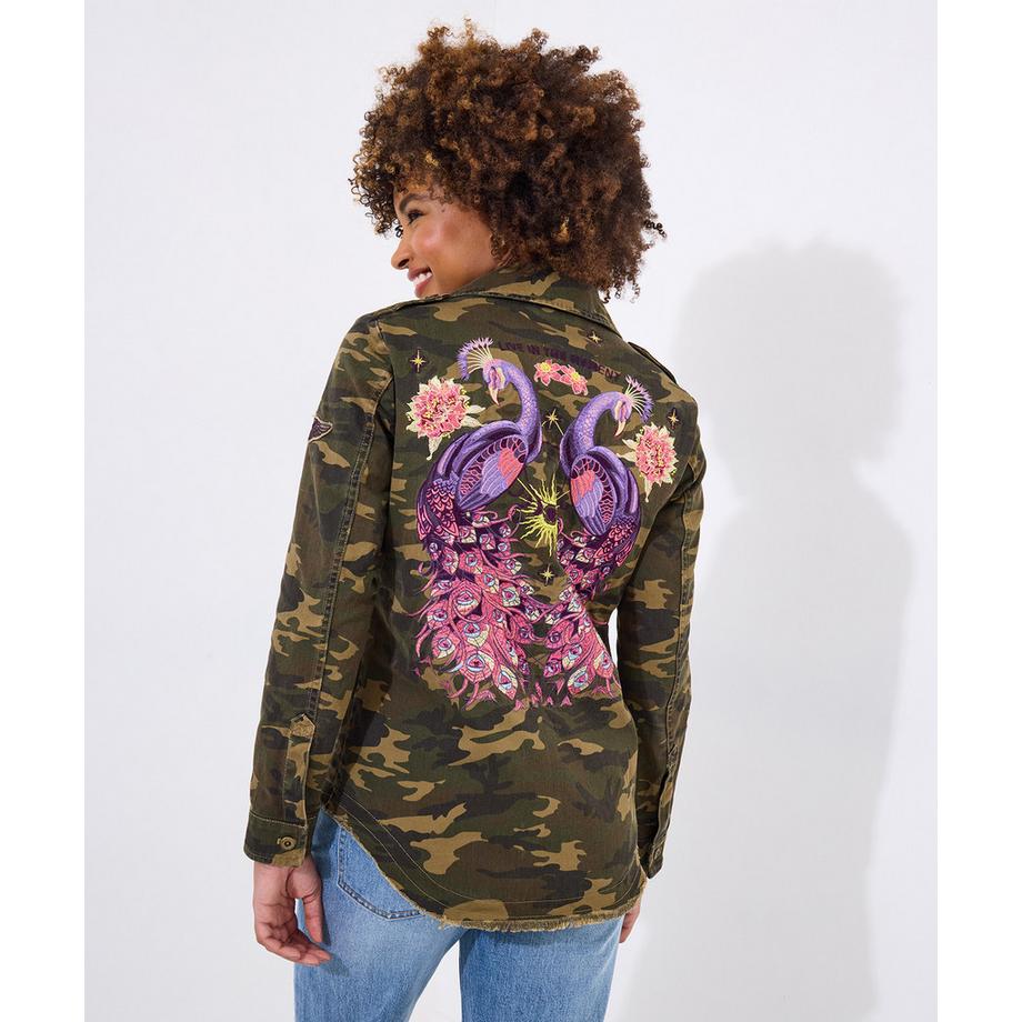 Joe Browns Bestickte Camo Jacke  