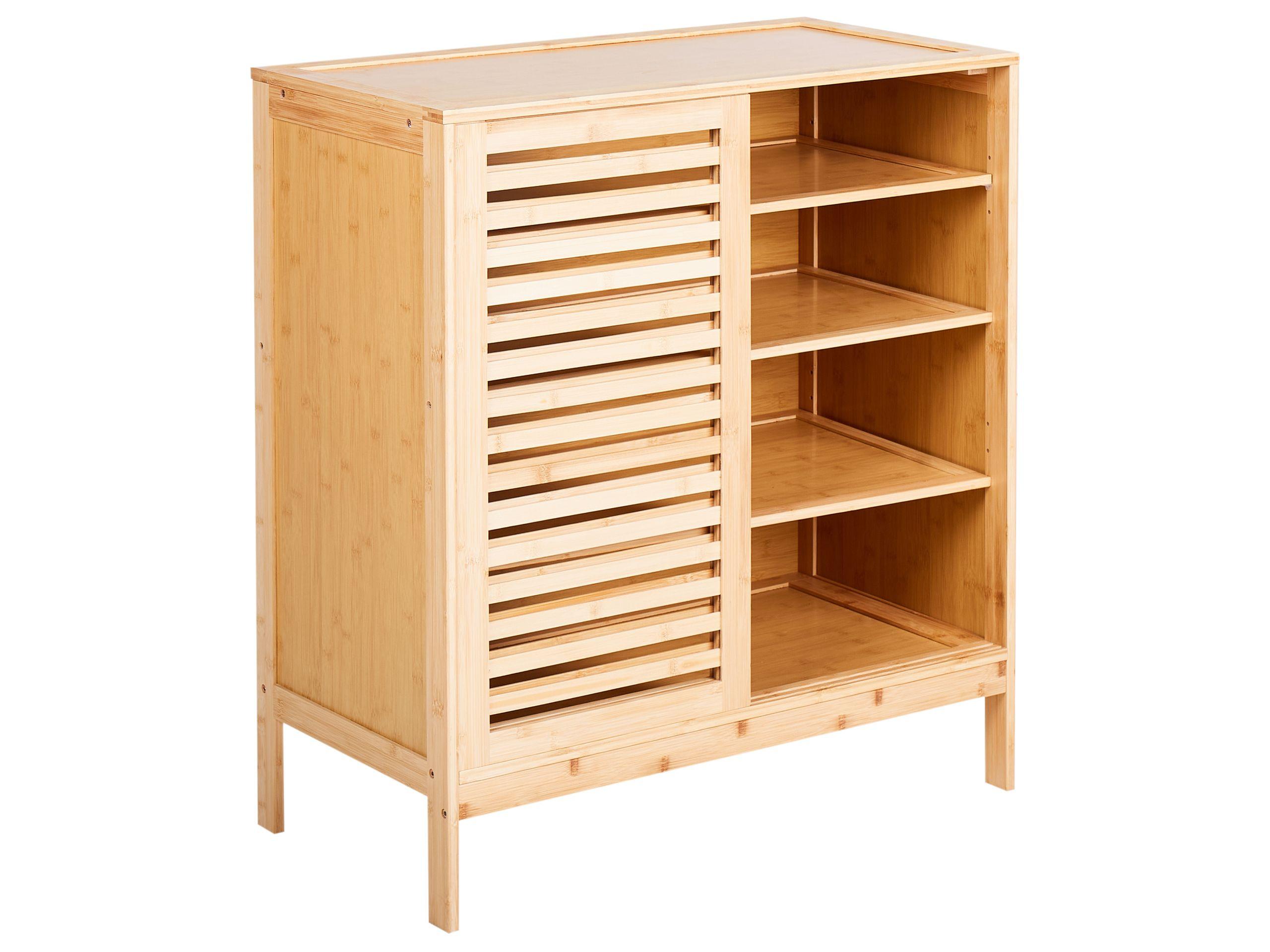 Beliani Scarpiera en Legno di bambù Boho MIDWOOD  