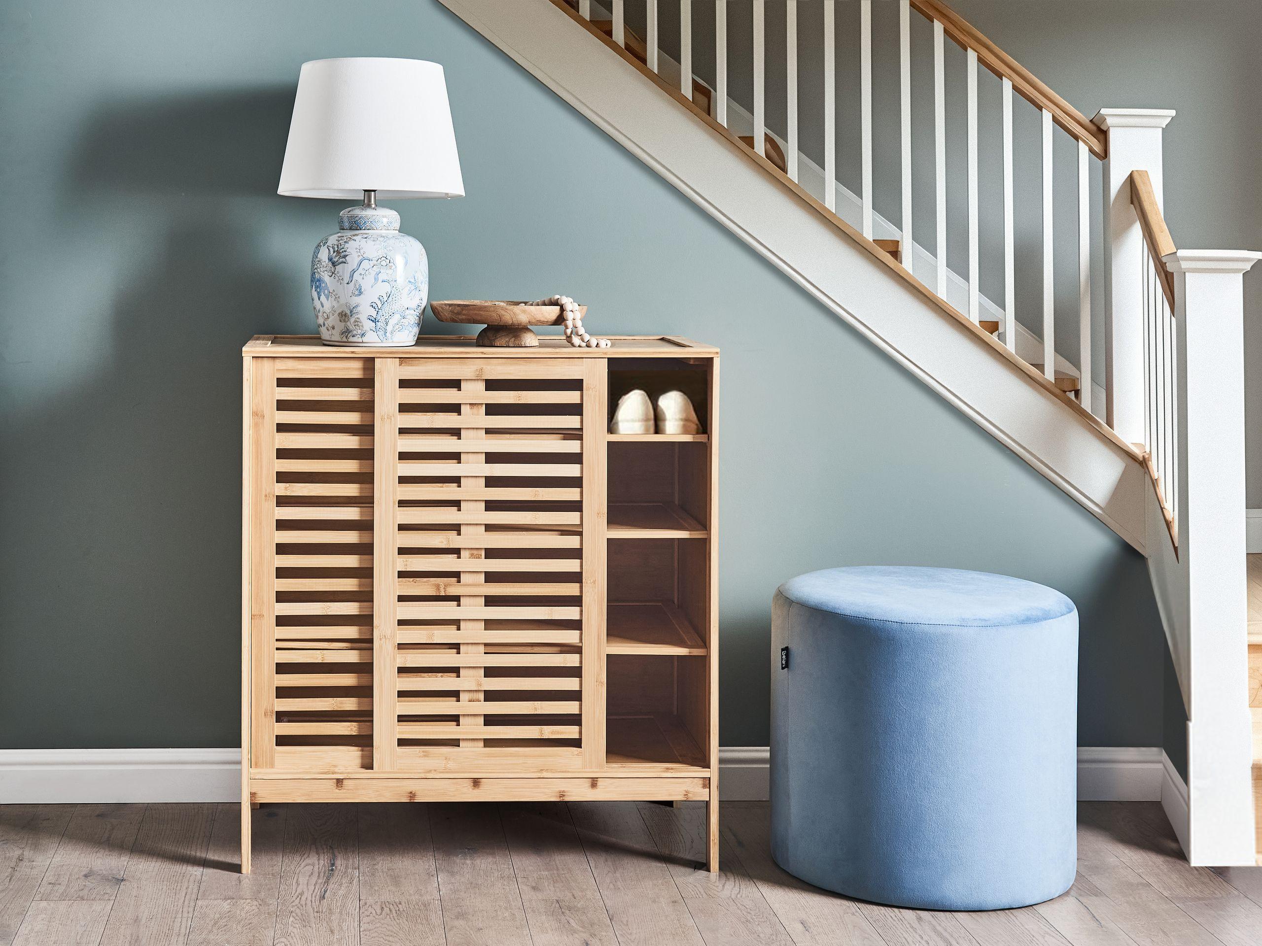 Beliani Scarpiera en Legno di bambù Boho MIDWOOD  