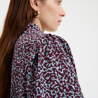 La Redoute Collections Ausgestelltes Maxikleid mit Bindegürtel  