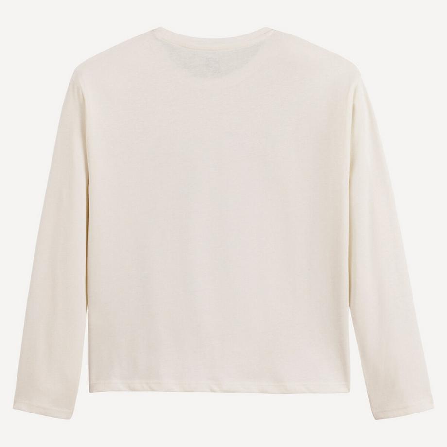La Redoute Collections  Langarmshirt mit Messageprint 