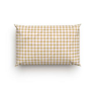 Lotus Bettwaren Renforcé Kölsch Gelb Kopfkissenbezug  