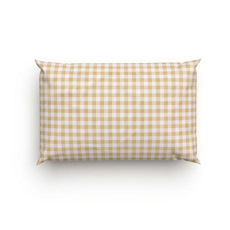 Lotus Bettwaren Renforcé Kölsch Gelb Kopfkissenbezug  