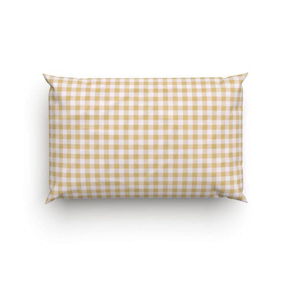 Lotus Kopfkissenbezug Renforcé Kölsch gelb