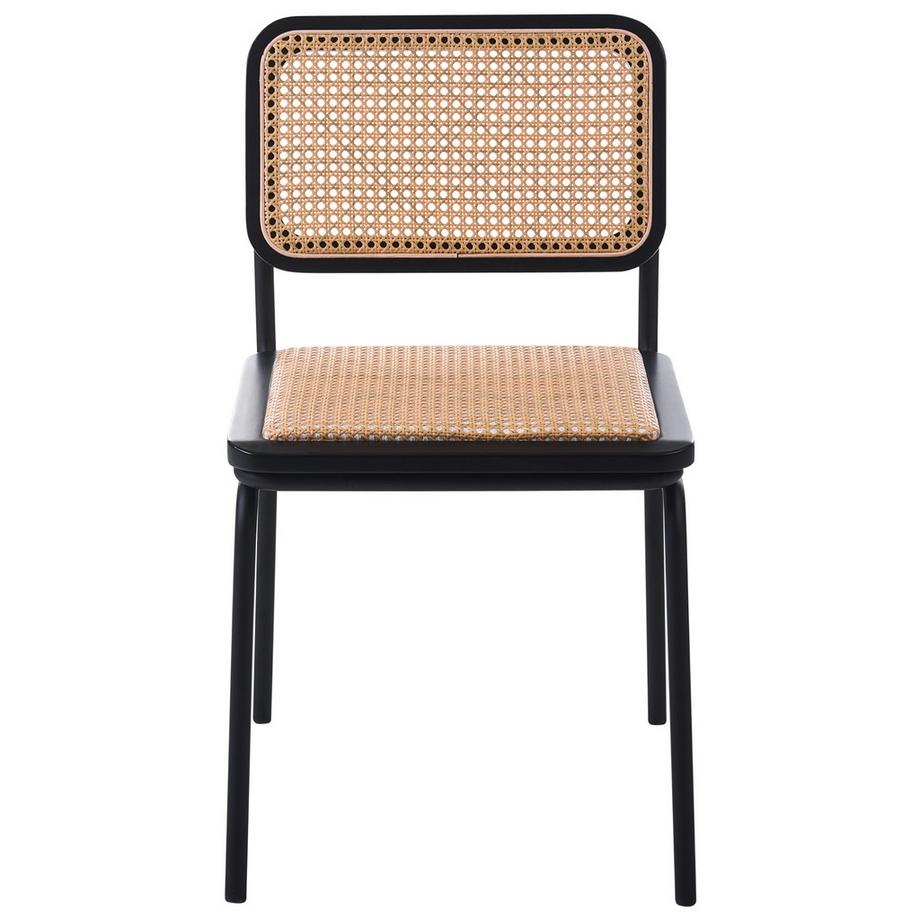 Beliani Esszimmerstuhl 2er Set aus PE Rattan Boho CORVALLIS  