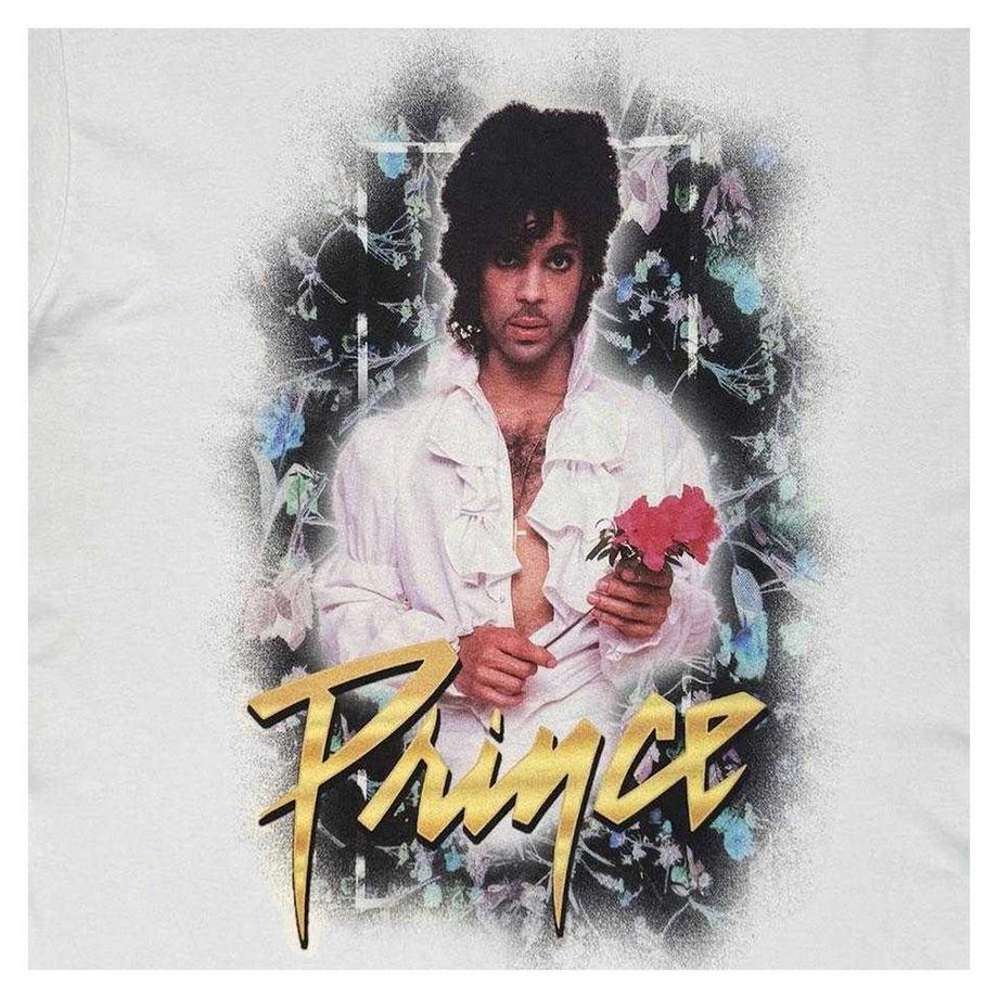 Prince T-Shirt Imprimé Graphique Fleurs  