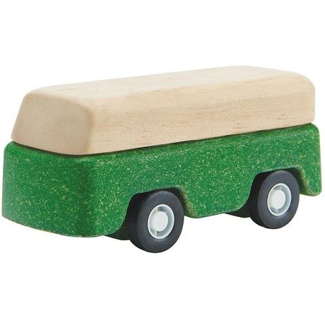 Plan Toys  Bus en bois Plan Toys vert 