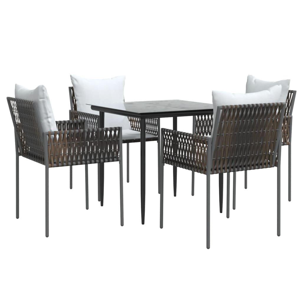 VidaXL Garten essgruppe poly-rattan  