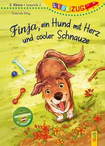 LESEZUG/2. Klasse - Lesestufe 2: Finja, ein Hund mit Herz und cooler Schnauze Rittig, Gabriele; Kühler, Anna-Lena (Illustrationen) Gebundene Ausgabe 