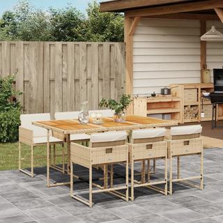 VidaXL Garten essgruppe poly-rattan  