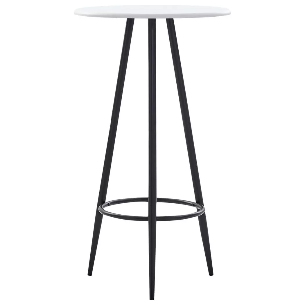 VidaXL - Table de bar mdf, One Size, Blanc