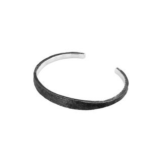 Kuzzoi  Bracelet Herren Armreif Handgefertigt Used Look 925 Silber 