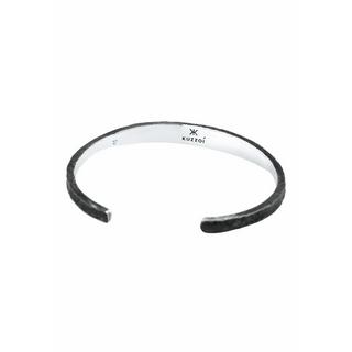 Kuzzoi  Bracelet Herren Armreif Handgefertigt Used Look 925 Silber 