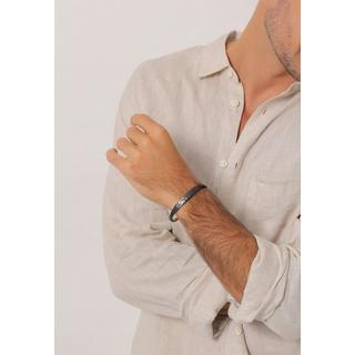 Kuzzoi  Armband  Armreif Handgefertigt Used Look 925 Silber 