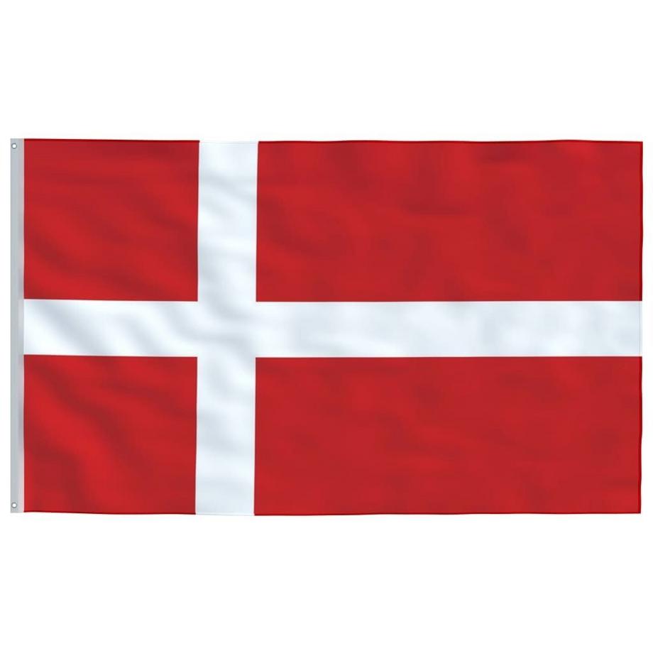 VidaXL Drapeau danemark  