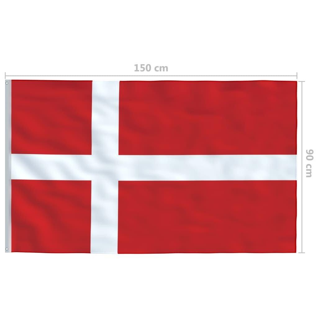 VidaXL bandiera della Danimarca  