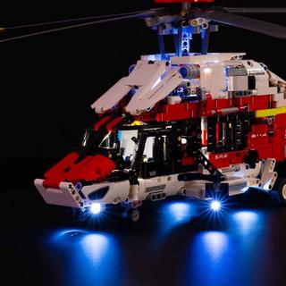 LIGHT MY BRICKS  Light My Bricks LEGO Airbus H175 Rescue Helicopter Kit di luci Multicolore 
