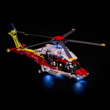 Light My Bricks LEGO Airbus H175 Rescue Helicopter Beleuchtungsset Mehrfarbig