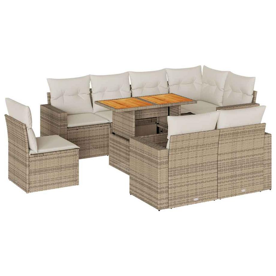 Garten sofagarnitur poly-rattan