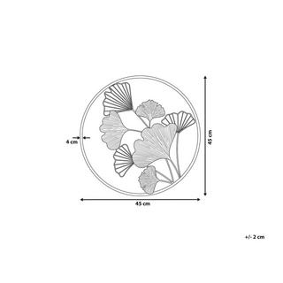 Beliani Decorazione da parete en Metallo Moderno BISMUTH  