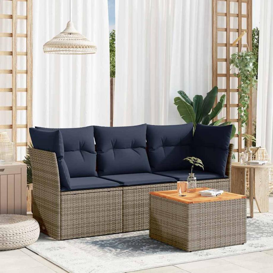 VidaXL Garten sofagarnitur poly-rattan  