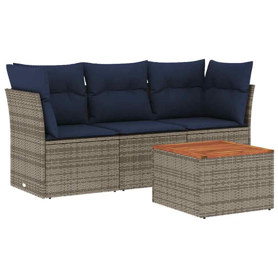 Garten sofagarnitur poly-rattan