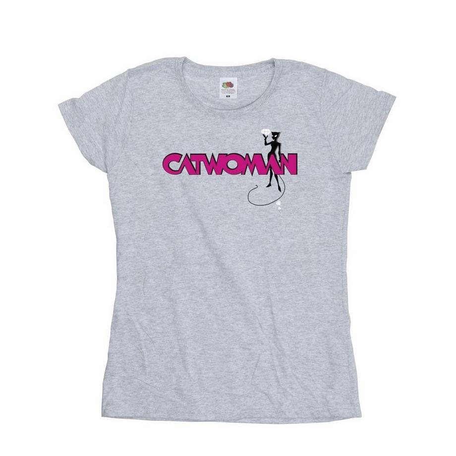 DC COMICS T-Shirt Stampa Grafica Catwoman  