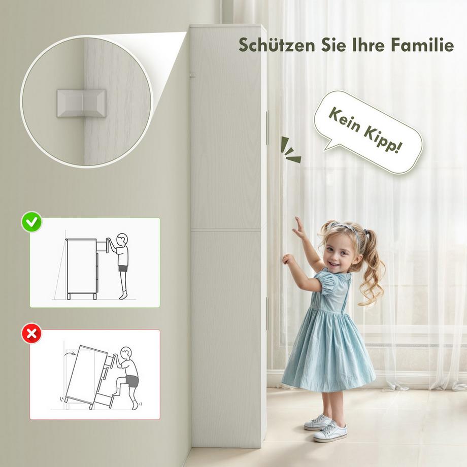 HOMCOM Badezimmerschrank  