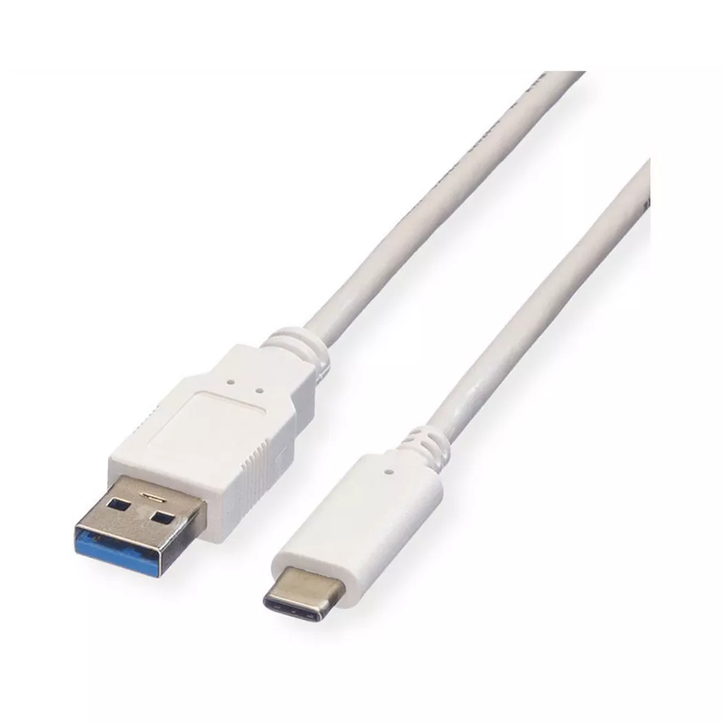 Value - USB Kabel A-C ST, Weiss, One Size