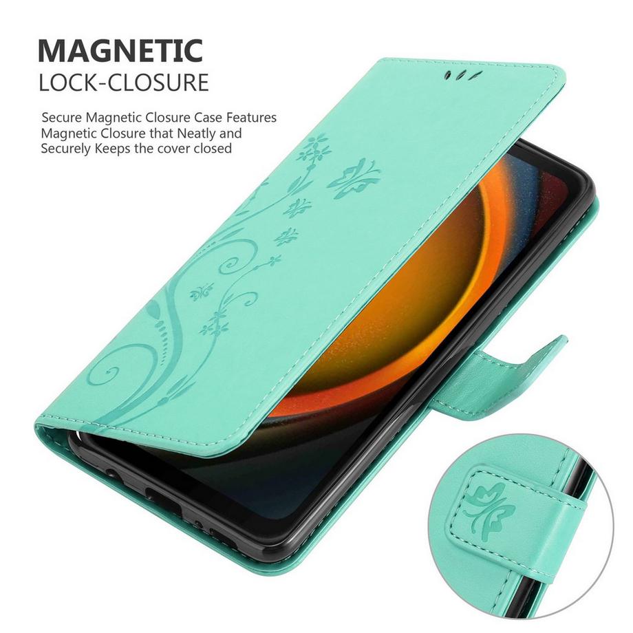 Cadorabo  Samsung XCover 7 Hülle mit Blumen Muster 