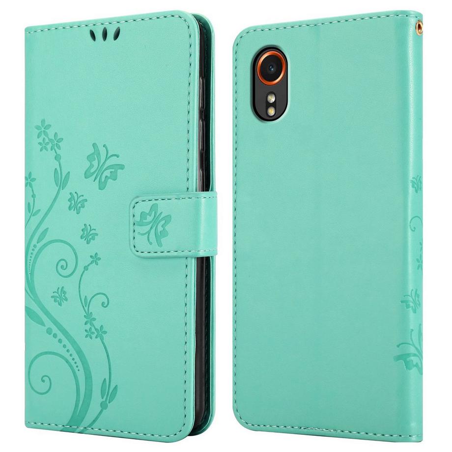Cadorabo  Samsung XCover 7 Hülle mit Blumen Muster 