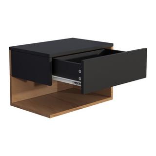 VCM Holz Wandschublade Nachtschrank Wandboard Schublade Konsole Nachttisch Usal XL 45 cm  