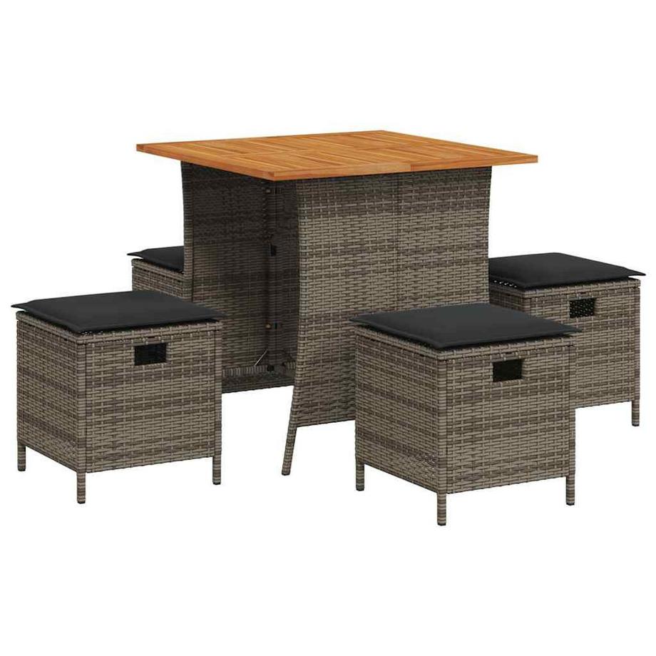 Garten essgruppe poly-rattan
