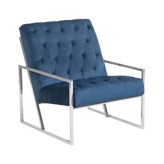 Beliani Fauteuil en Velours Glamour HARSTAD  