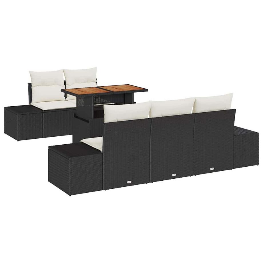 Garten-sofa-set poly-rattan