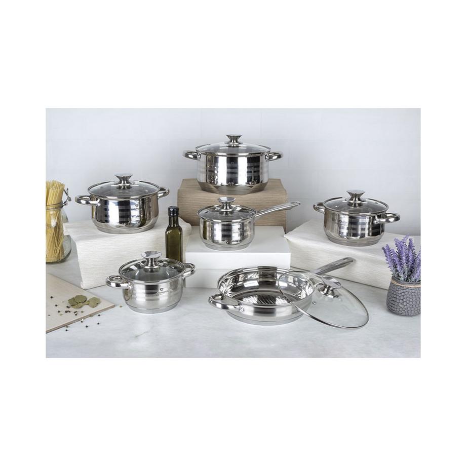 Blaumann 12-teiliges Topfset Edelstahl Gourmet Line Shiny  